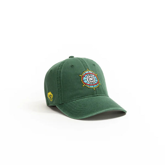 Green Embroidered Eye Baseball Cap – Adjustable Classic Fit