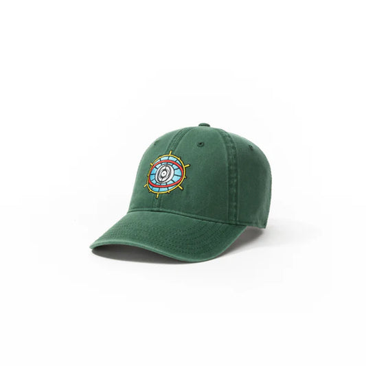 Green Embroidered Eye Baseball Cap – Adjustable Classic Fit