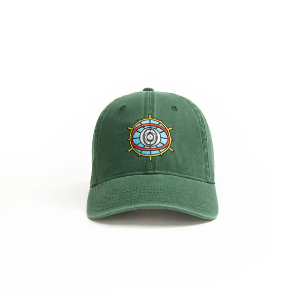 Green Embroidered Eye Baseball Cap – Adjustable Classic Fit